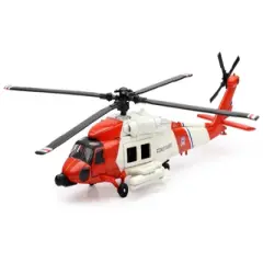 Sikorsky HH-60J Jayhawk Helicopter Red and White "United States Coast Guard" "Sky Pilot" Series 1/60 Diecast Model by New Ray