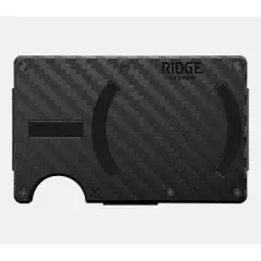 Ridge Wallet for Magsafe - Carbon Fiber 3k - Cash Strap