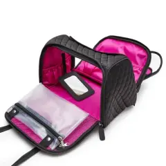 Caboodles Cut & Sew Femme Makeup Bag - Fatale Black