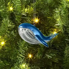 Christmas Blue Whale Ornament - Wondershop&trade;