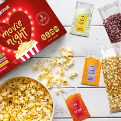 Mothers Day Gifts Movie Night Heart Popcorn Gift Set
