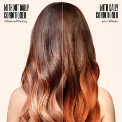 Overtone Ginger Glow Daily Conditioner- Semi-Permanent Copper Hair Color All Hair Types- Vegan, Cruelty-Free, Ammonia-Free, 4.5 oz Color-Depositing