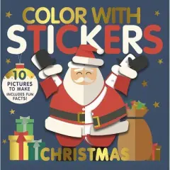 Color with Stickers: Christmas - by  Jonny Marx (Paperback)