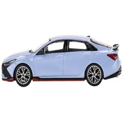 Hyundai Elantra N Performance Blue Limited Edition to 1440 pieces Worldwide 1/64 Diecast Model Car by True Scale Miniatures