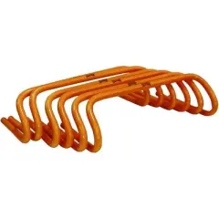 Amber Fight Gear Multi-Sport Speed Training Hurdles Set of 6, 9" Mini Hurdles for Agility & Coordination, Lightweight PVC, Ideal for Football & More