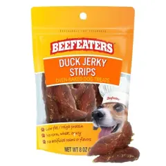 Beefeaters Jerky Dog Treats with Duck Flavor - 8oz