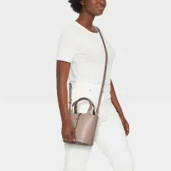 Mini Tulip Tote Handbag with Crossbody Strap - A New Day&trade;