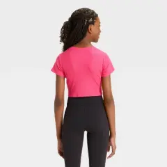 Girls' Ribbed T-Shirt - All In Motion&trade;