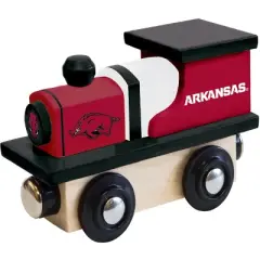 MasterPieces Officially Licensed NCAA Arkansas Razorbacks Wooden Toy Train Engine For Kids