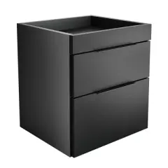 Carter Modern Double Drawer Nightstand - Eco Dream