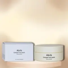 Abib Collagen Eye Patch Jericho Rose Jelly (30 Pairs) | A brightening & firming hydrogel eye patch (3.17 oz) Facial Patches | all Skin Types