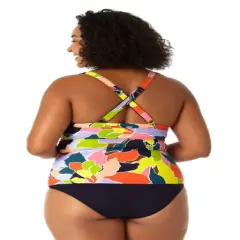 Anne Cole Plus - Women's Halter Tankini Top