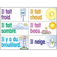 Poster Pals French Multi-Purpose Card Set