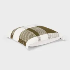 Euro Plaid Decorative Throw Pillow - Threshold&trade;