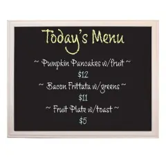 Flipside Products Wood Framed Chalk Board, 18" x 24"