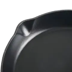 Cravings By Chrissy Teigen 11 Inch Round Enameled Cast Iron Skillet in Ombre Green