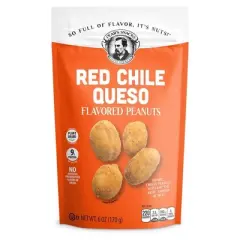 Pear's 6 oz Red Chile Queso Flavored Peanuts - Pack of 6