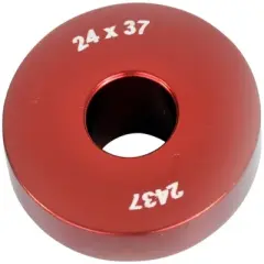 Wheels Manufacturing 24mm Open Bore Drift - 1/2" Red Anodized Aluminum