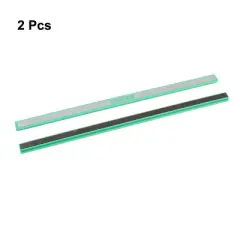 Unique Bargains Stationery Chalkboard Whiteboard Magnet Strip Bar Green 30cm 12" Long 2 Pcs