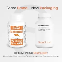 SuperSmart Paradoxine 120mg per Day - Patented Grains of Paradise Supplement - Aframomum Melegueta | Non-GMO & Gluten Free - 90 Vegetarian Capsules