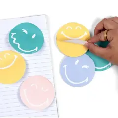 Yoobi SmileyWorld 4pk Sticky Note Set Smiley