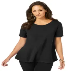 Jessica London Women&rsquo;s Plus Size Trapeze Tee
