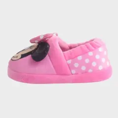 Toddler Girls' Disney Minnie Sock Slippers - Pink