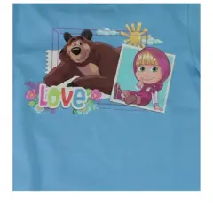 Masha and The Bear Love Graphic T Shirt - Toddler