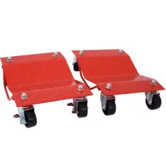 Car Wheel Dolly Heavy Duty 4 Tire Wheel Dolly Car Stakes Car Wheel Dolly Tire Jack 6000lbs Capacity Portable Moving Rollers