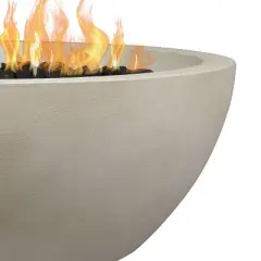 Caro Medium Natural Gas Fire Bowl Fog - Jensen Co.