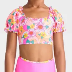 Girls' Daisy Swirls Bikini Set - Cat & Jack&trade; Pink