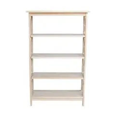 X-Sided Bookcase Unfinished - International Concepts