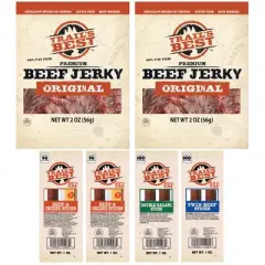 Trail's Best 12-Piece Sampler (2 bags of jerky and 10 packs of assorted sticks)