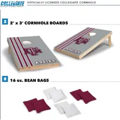 NCAA Texas A&M Aggies 2'x3' Wood Cornhole Set