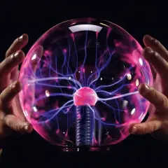 Discovery #Mindblown 6" Plasma Orb Science Kit Interactive Electricity Display