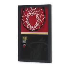 NBA Miami Heat Print-On Glass Wall Sign