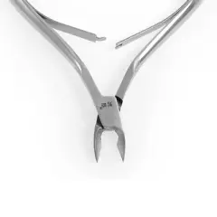 Unique Bargains Metal Straight Blades Compact Mini Cuticle Scissors Nippers 3.7" x 2.4" 1 Pc