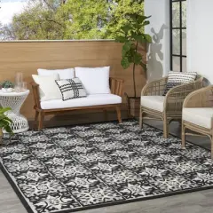 Nourison Aloha Modern Mosaic Outdoor Rug