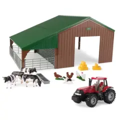 ERTL 1/32 Livestock Dual Purpose Building Set w/ Case IH Magnum Tractor 47019