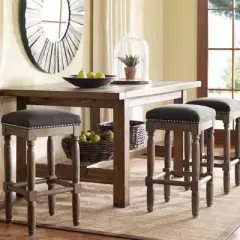 Set of 2 26" Lynton Counter Height Barstools