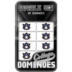 MasterPieces Officially Licensed NCAA Auburn Tigers 28 Piece Dominoes Game for Adults