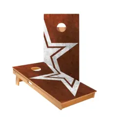 Skips Garage Rusty Star Cornhole Boards - ACA Star Series