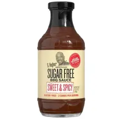 G Hughes Sugar Free Sweet & Spicy BBQ Sauce, 18 oz (Pack of 4)