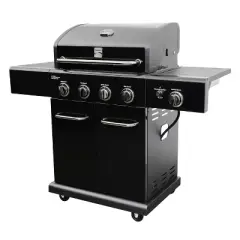 Kenmore 4-Burner Gas BBQ Propane Grill with Side Burner