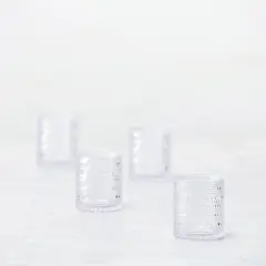 Fortessa Orbetto Outdoor Double Old Fashioned Beverage Cocktail Glass 4 Pack, 10.5 ounce