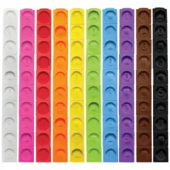 Teacher Created Resources Numbers and Shapes Connecting Cubes, Set of 100