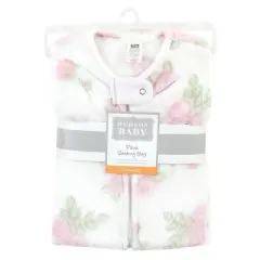Hudson Baby Infant Girl Plush Sleeping Bag, Sack, Blanket, Rose
