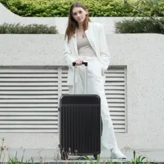 KTMBDW Luggage Sets 3 Pieces, 20 Inch Carry On Luggage and Expandable 24 Inch Checked Luggage, Hard Shell Suitcase with Front Opening(20/24)