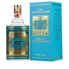4711 By 4711 Unisex Jasmine, Lily, Bulgarian Rose, Musk, Sandalwood Eau De Cologne 13.5 Oz