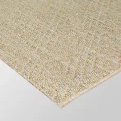 Prisma Diamond Outdoor Rug Tan - Smith & Hawken&trade;